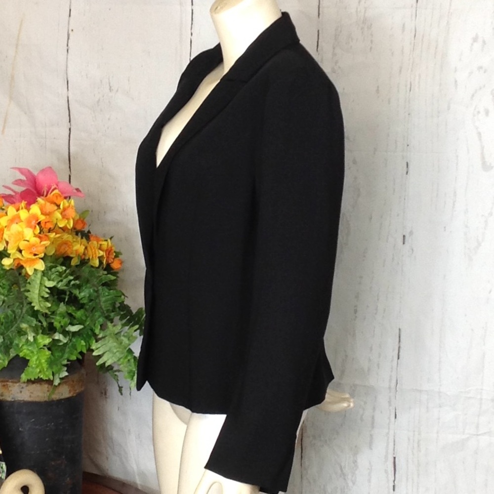 Pendleton Petite Black Lined Blazer - image 6
